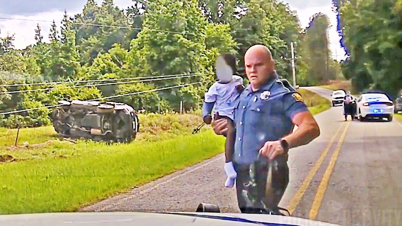 Thumbnail for Troopers Rescue Children After High Speed Pursuit Ends in Rollover Crash