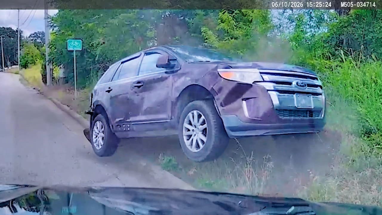 Thumbnail for Simple Traffic Stop Leads to 15 PIT Maneuvers