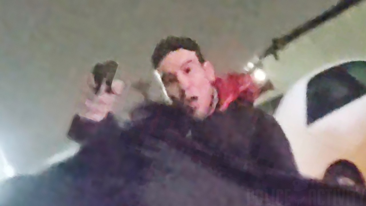 Thumbnail for Bullet Tears Through Officers Hat During Close Call Shootout With Armed Suspect