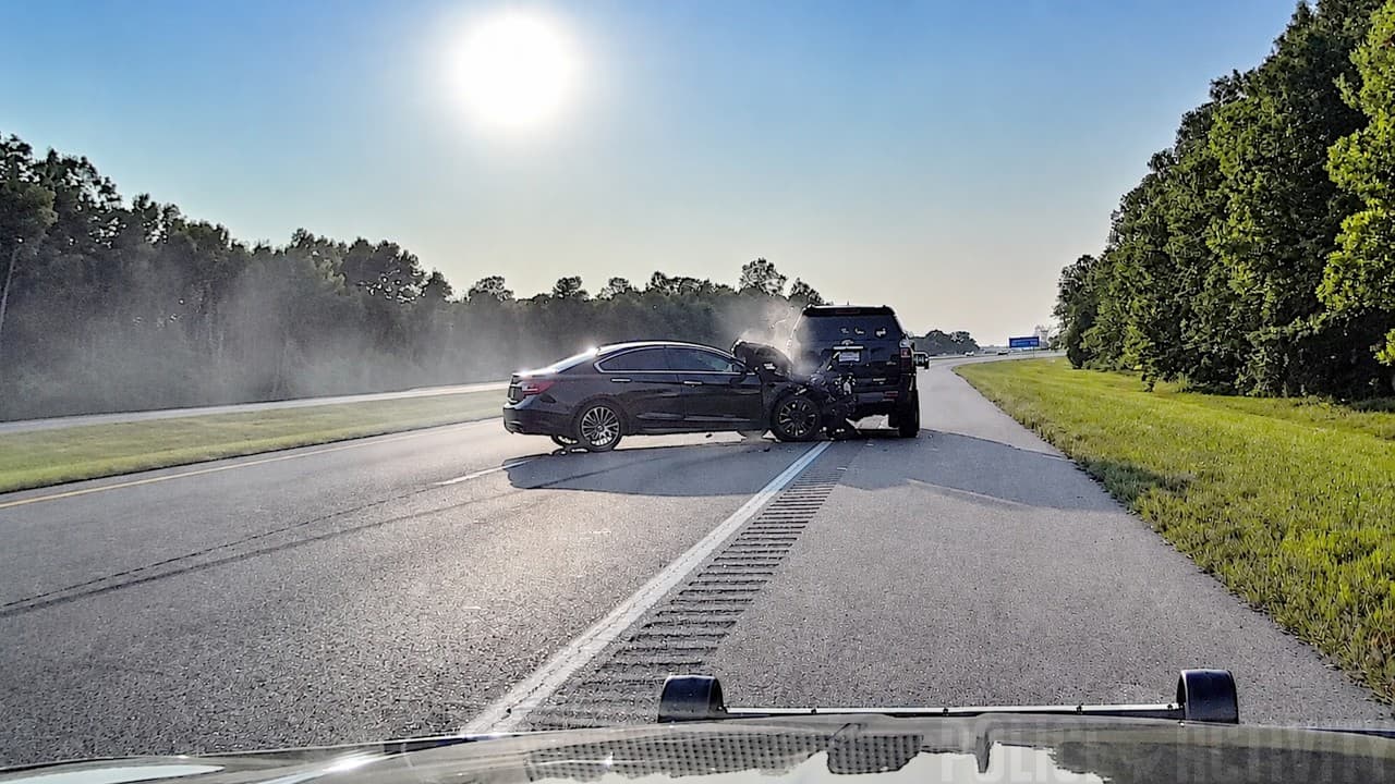 Thumbnail for Arkansas State Police Chase Ends In Terrifying Rollover Crash