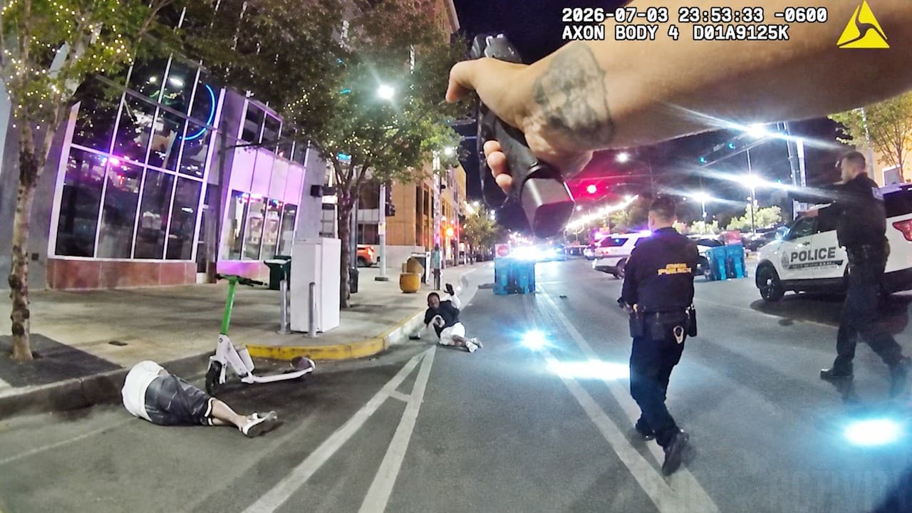 Thumbnail for Man Pulls Gun & Fires at Two People in Front of Police