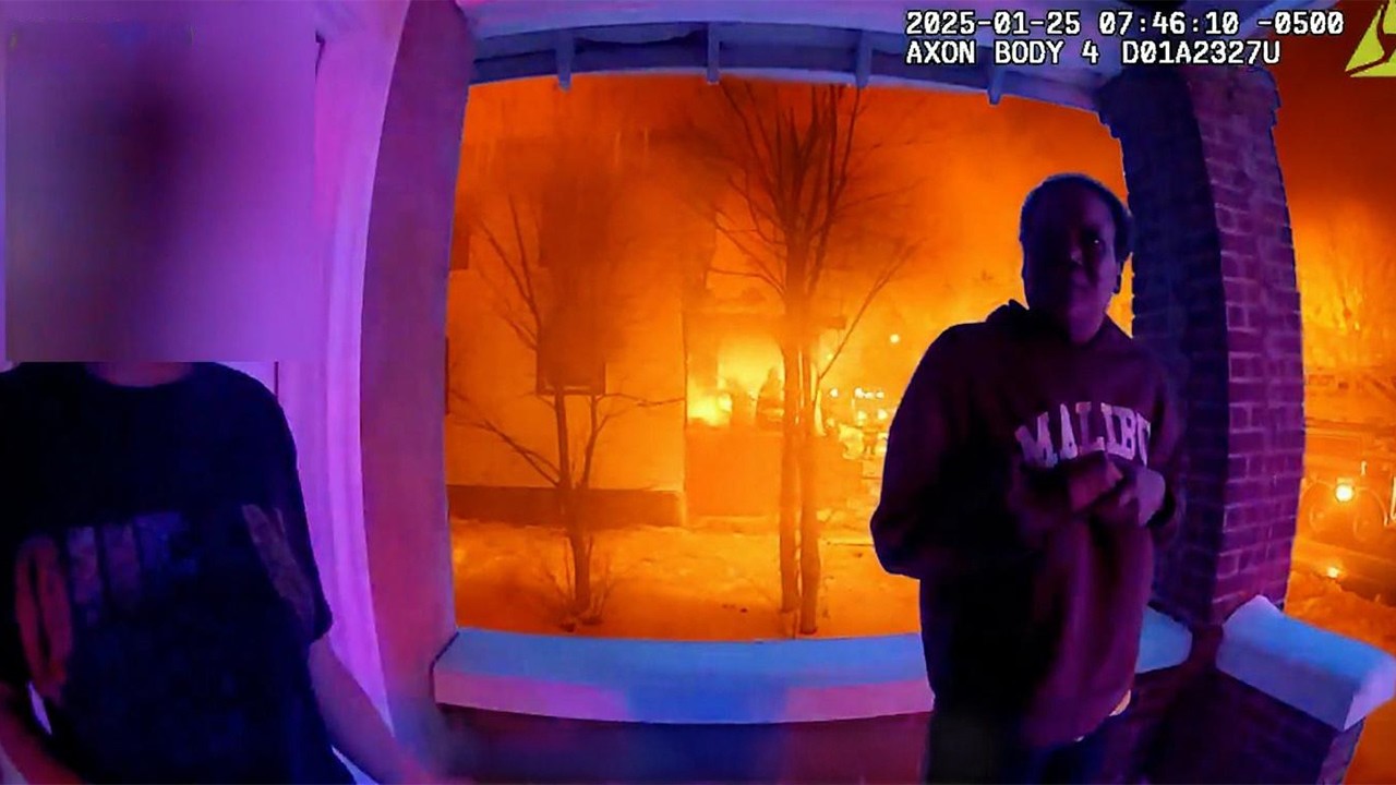Thumbnail for Mother Stays Calm After  Setting Her Home on Fire With Her Kids Still Inside
