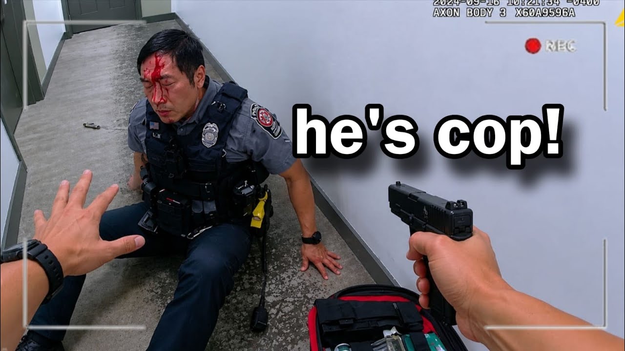 Thumbnail for The Moment Police Mistakenly Shoot Their Fellow Officer