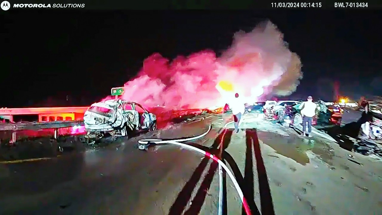 Thumbnail for Bodycam Released in I-96 Mass Casualty Incident