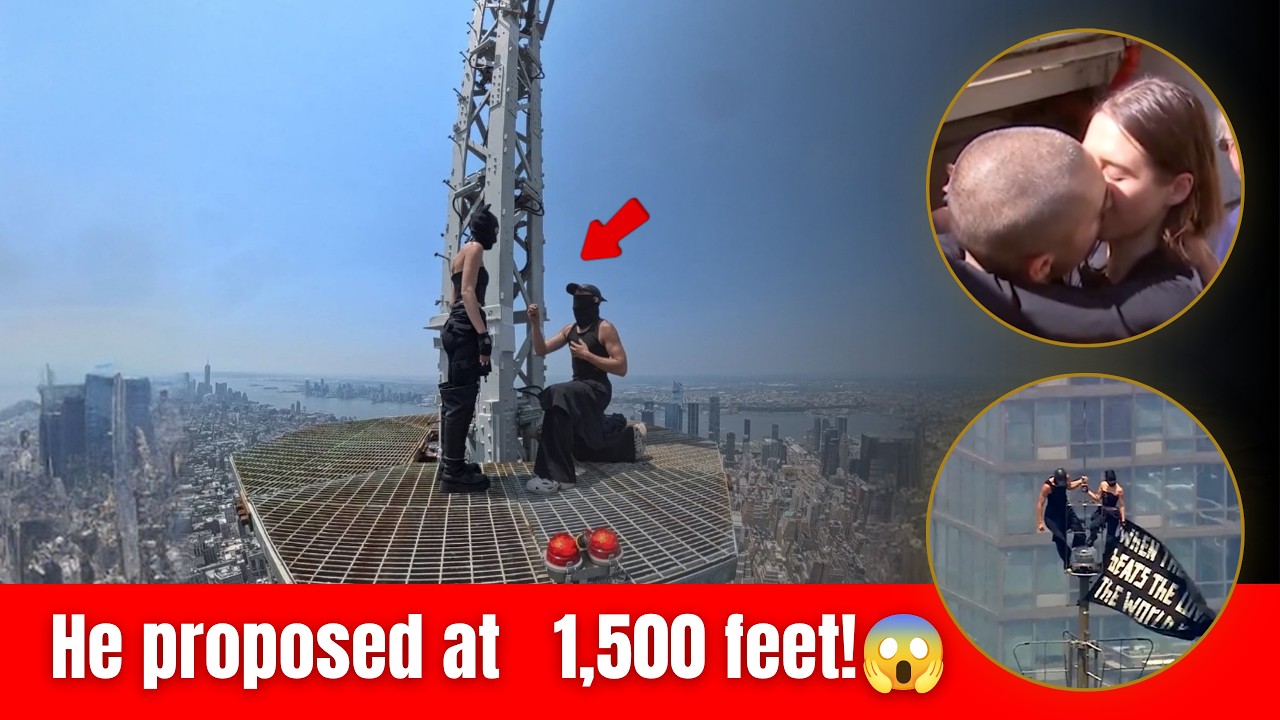 Thumbnail for Empire State Building Couple's Proposal Caught on NYPD Bodycam — Who Are They? 😳💍