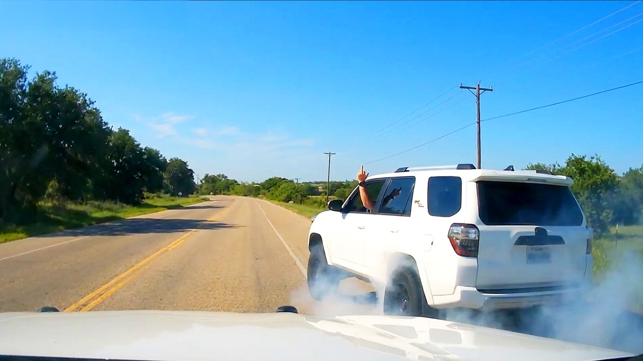 Thumbnail for Man Flips Off Trooper, Then Instantly Regrets It